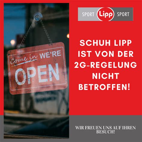 Schuh Lipp ist von der 2G-Regelung... - Mode Lipp Schuhe