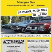 Schuppen Eins - 1. Opel-Hecktriebler-Treffen am Samstag.