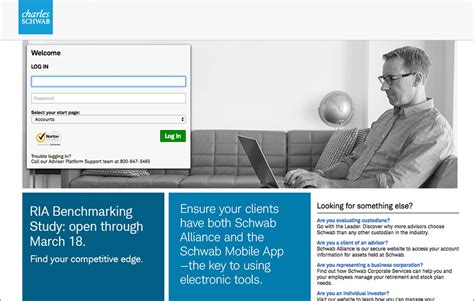 Schwab advisor log in. Schwab Advisor Services serves independent investment advisory firms like ours ... Log into Schwab Alliance. At the top of the page, under 'Accounts' choose ... 