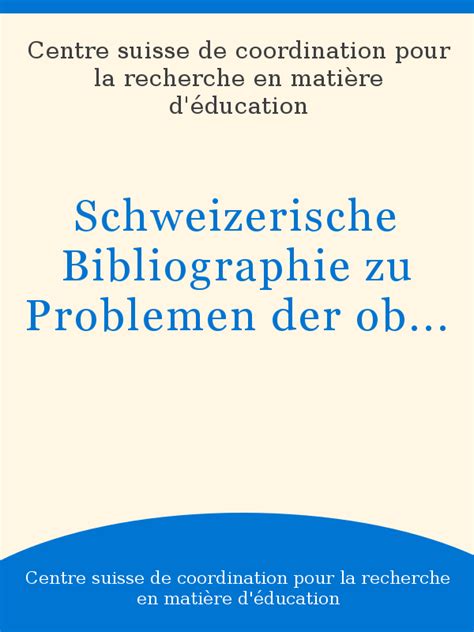 Schweizerische bibliographie zu problemen der obligatorischen schulzeit. - Tcad user guide for process simulation.