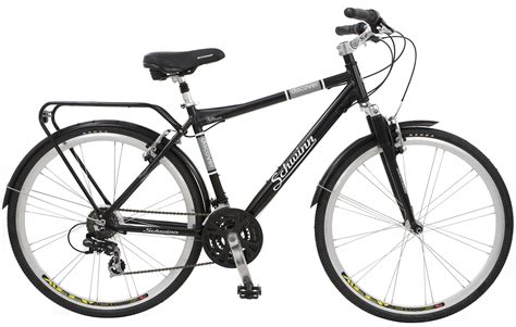 Schwinn hybrid bike for men. The Circuit comes with a limited lifetime warranty for as long as you own the bike. Enjoy the freedom of riding a Schwinn! Dimensions (Overall): 176 Centimeter (L), 101.5 Centimeter (H) Weight: 38.6 Pounds. Holds up to: 250 Pounds. Bicycle Frame Material: Aluminum. Gear Speeds: 21. 