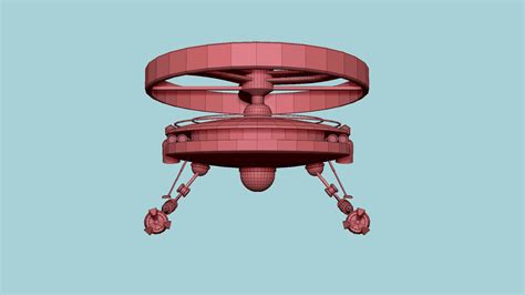 SciFi Robot Model I 08 Aluminum by gsommer
