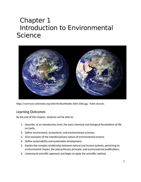Science 18 Environmental Chapter