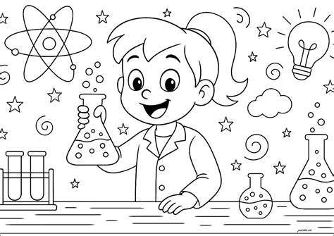 Science Coloring Pages To Prin