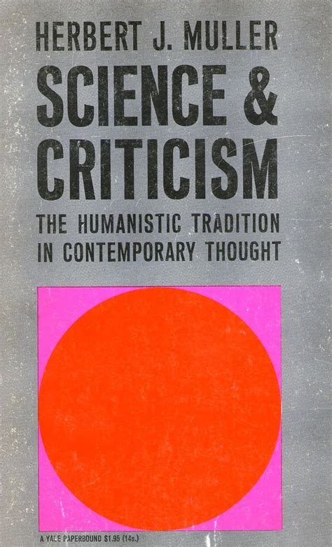 Science Criticism Humanistic Tradition