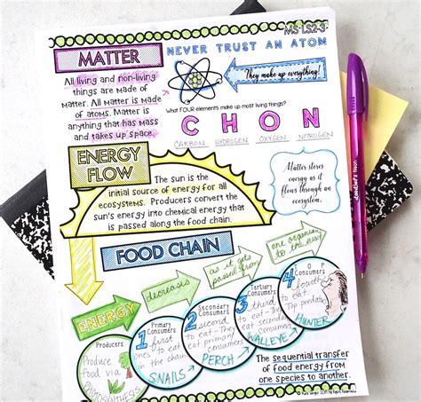 Science Doodle Notes Pdf Science Periodicals Sample Click