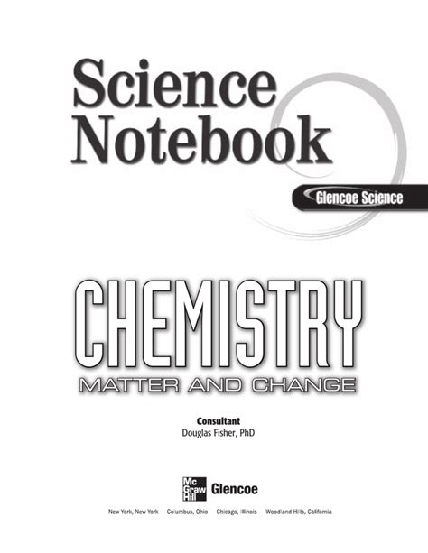 Science Notebook Chemistry Answers