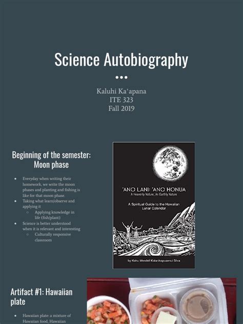 Science autobiography