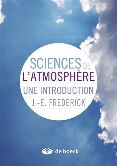 Science de l'Atmosphere une Introduction