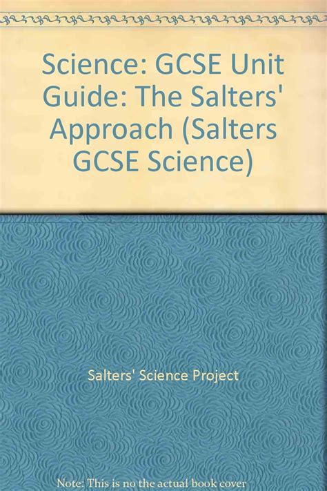 Science evolution key stage 4 unit guide the salters approach science salters approach. - Practical guide to free energy devices.