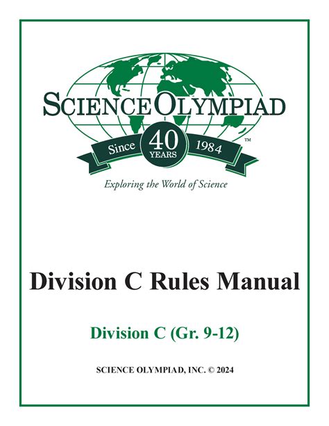 Science olympiad division c rules manual 2017. - Honda 1211 hydrostatic lawn mower manual.