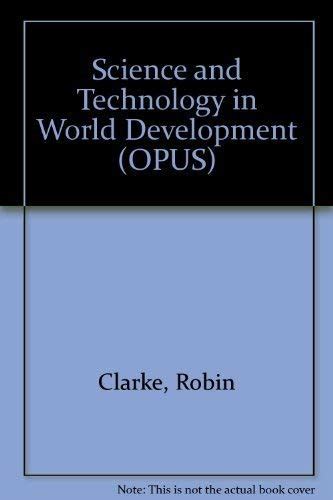 Full Download Science And Technology In World Development By Robin Clarke