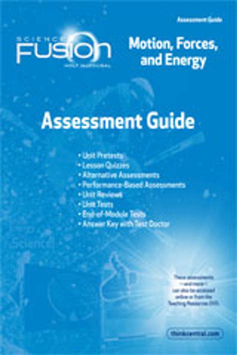 Sciencefusion assessment guide grades 6 8 module i motion forces and energy. - Proline 21 avionics system operators guide.