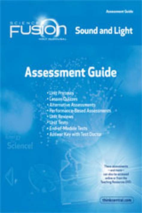 Sciencefusion assessment guide grades 6 8 module j sound and. - Service manual ventilator e500 newport medical.