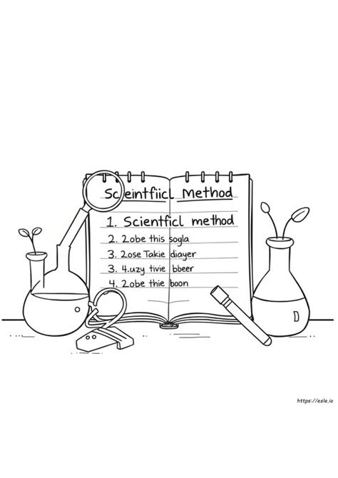 Scientific Method Coloring Shee