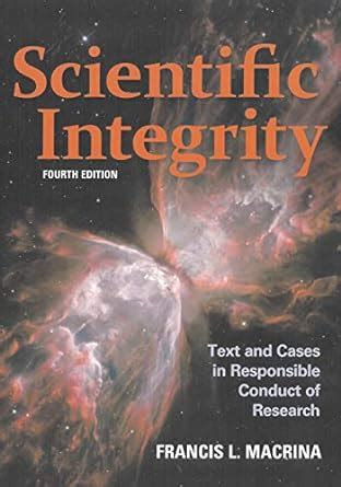 Scientific integrity text and cases in responsible conduct of research. - Three stage approach to manual handling.