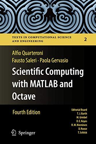 Read Scientific Computing With Matlab And Octave By Alfio Quarteroni