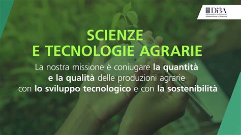 Scienze e Tecnologie Agrarie - (STA) — Scienze Agro Ambientali …