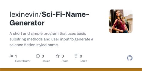 Scifi name generator. This cyborg name generator is perfect for any humanoid robot character. It'll do the job, whether it's from Star Wars Knights of the Old Republic or any other sci-fi feature. As these characters are humans their names tend to be human-sounding, but have a space theme. To get started just click the generate button. 
