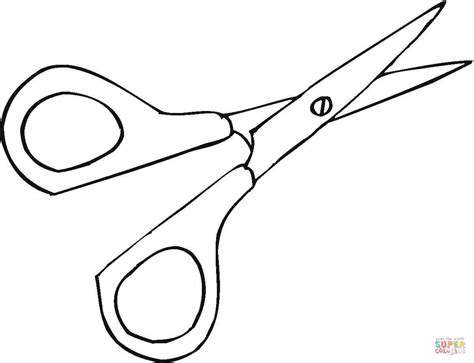 Scissors Coloring Page