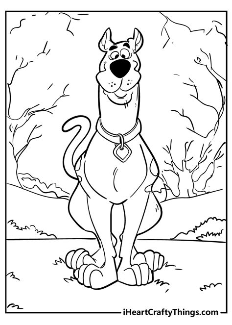 Scooby Coloring Pages Free