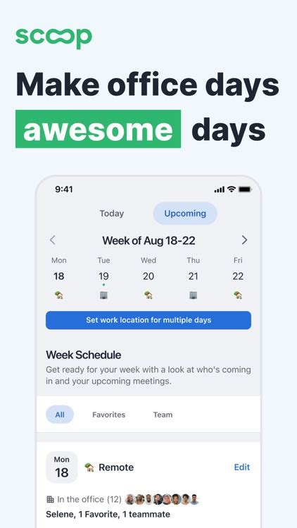 Scoop: Plan great office days - Apps on Google Play