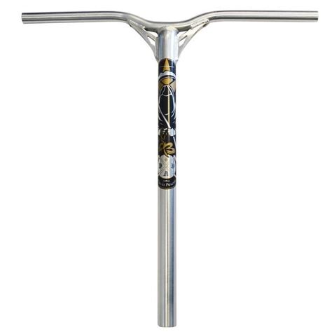 Scooters bar. The SCT USA Titan bar V2 is made of GR9 Titanium to provide a strong but light bar. Sporting a 25 mm drop small Vee, and a strong 2.2 mm thick horizontal bar, this bar is perfect for any rider! Product information . Technical Details. Item Package Dimensions L x W x H ‎27.9 x 24.7 x 4.1 inches : Package Weight 