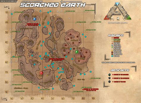 Scorched Earth Map & Guide - ARK Survival Evolved - ARKaholic