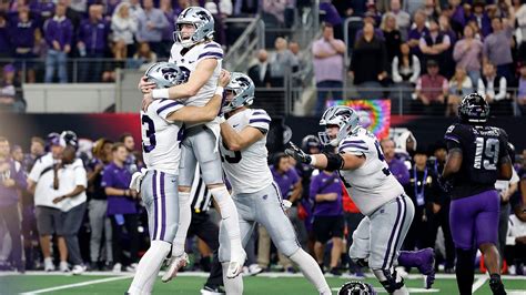 Kansas State puts together its second 75-yard scoring drive of the game and cuts the Kansas lead to 23-14 on Devin Neal's 11-yard run. The drive took 11 plays and 4:41 off the clock. Kansas State ....