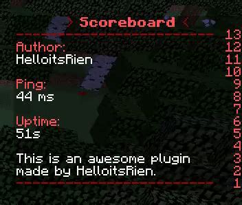 Scoreboard-r Reloaded SpigotMC - High Performance Minecraft