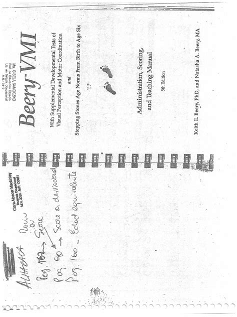 Scoring manual for beery vmi 5. - Gesamtverzeichnis der von der bundesprüfstelle indizierten medien.