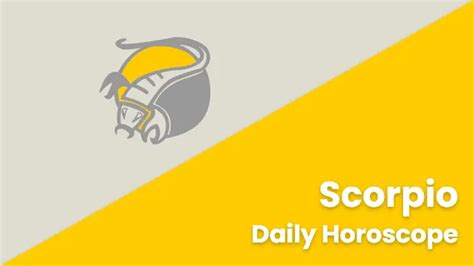 Scorpio Daily Career Horoscope