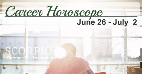 Scorpio Horoscope Career This Week