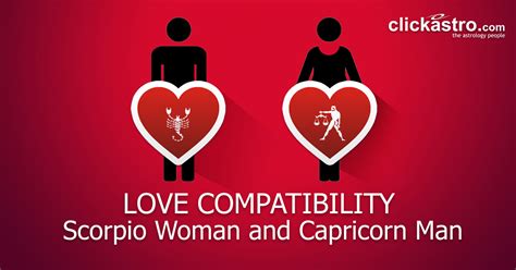 Scorpio and Capricorn make a very easy and interesting couple. There is a lot of understand and passion between the two of them. Both are committed and serious about relationships, friendly and cordial, responsible and passionate about love and their loved ones. When it comes to intimacy, the Capricorn is both sceptical of it but at the same .... 