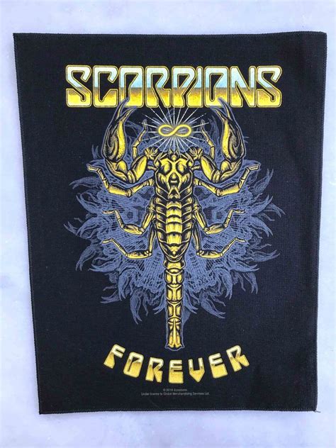 Scorpions Back Patch: Forever in 2024 Scorpion, Back patch, …