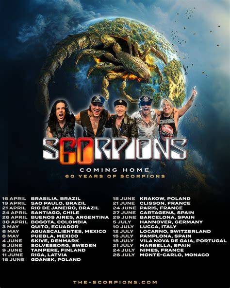 Scorpions Tour Dates Canceled