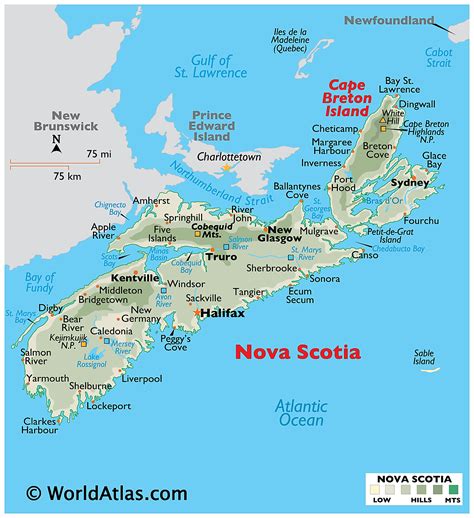 Scotia canada map. Category: body of water. Location: Nova Scotia, Atlantic Canada, Canada, North America. View on Open­Street­Map. Latitude. 44.82605° or 44° 49' 34" north. Longitude. -62.75769° or 62° 45' 28" west. Elevation. 12 metres (39 feet) 