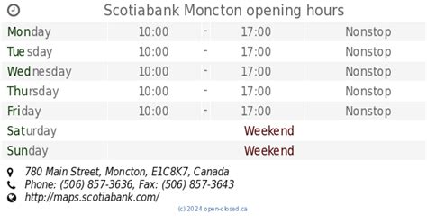 Scotiabank Branch in Moncton 780 MAIN STREET, Moncton, …