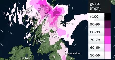 Scotland snow warning issued as Storm Otto weather map shows …