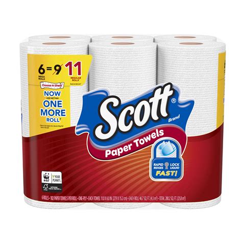 Scott Choose-A-Sheet Paper Towels - Mega Rolls