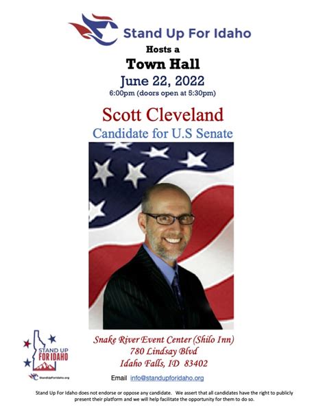 Scott Cleveland Running as an Independent Conservatives ... - Idaho …