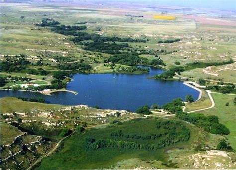101 W Scott Lake Dr., Scott City, KS 67871 Located in the western Kansas prairie, Historic Lake Scott State Park offers astonishing natural springs, deeply wooded canyons, and craggy bluffs. The 1,120-acre park surrounds the 100-acre, spring-fed Scott State Fishing Lake.. 
