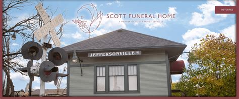 Apr 3, 2024 · Celebration of Life. 3:00 p.m. - 7:00 p.m. Scott Funeral Home. 2515 Veterans Parkway, Jeffersonville, IN 47130.