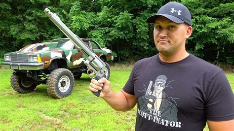 In today’s video Scott has some fun with the Kentucky Ballistics 500 Magnum and like always, it’s a watermelon killing, egg plant destroying, gravy raining good time!!Now, try as I might, I searched the web for the handgun Scott is using so that I could at least show you where you could find it and possibly buy it, but to no avail.