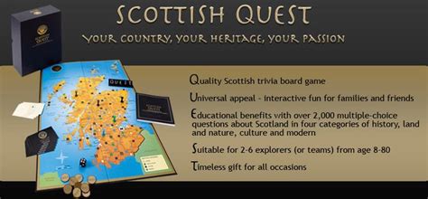 Scottish Quest Board Game, Scotland History, Culture, Nature, …