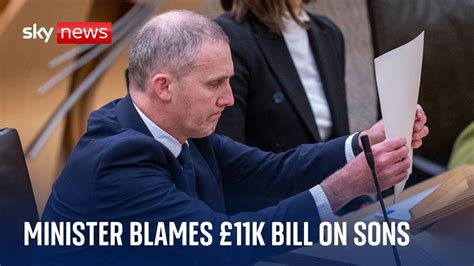 Scottish minister blames £11k iPad bill on his kids watching football