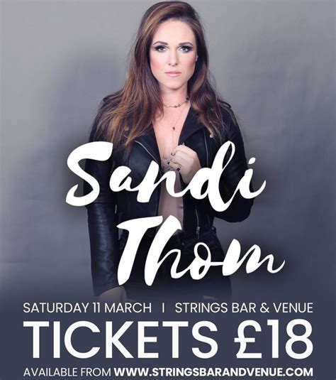 Scottish singer sandi thom