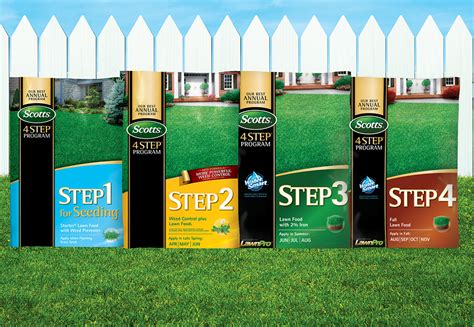Scotts 4 step program. It helps your lawn build stronger roots for the winter. You'll see a thicker, greener lawn in spring thanks to using Scotts® Step® 4 Fall Lawn Food. Utilize the entire Scotts® 4 Step™ program for a better lawn. Available in two sizes: 5,000 sq. ft. for smaller lawns, and 15,000 sq. ft. for larger lawns. 