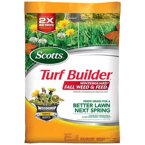 Scotts fall weed and feed. 2740. 3+ day shipping. Similar items you might like. Customers also considered. About this item. Product details. It's simple: treat weeds and feed your lawn with … 