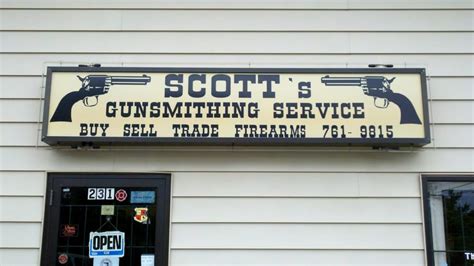 Scotts gunsmithing glen burnie md. Scotts Gunsmithing in Glen Burnie offers professional services. Expand/collapse navigation. HOME . News; GUNS FOR SALE ... *Complete Gunsmith Check $125.00 Labor (Parts NOT Included) NOTE: ... Glen Burnie, MD 21061. Phone: 410 761-9815. 